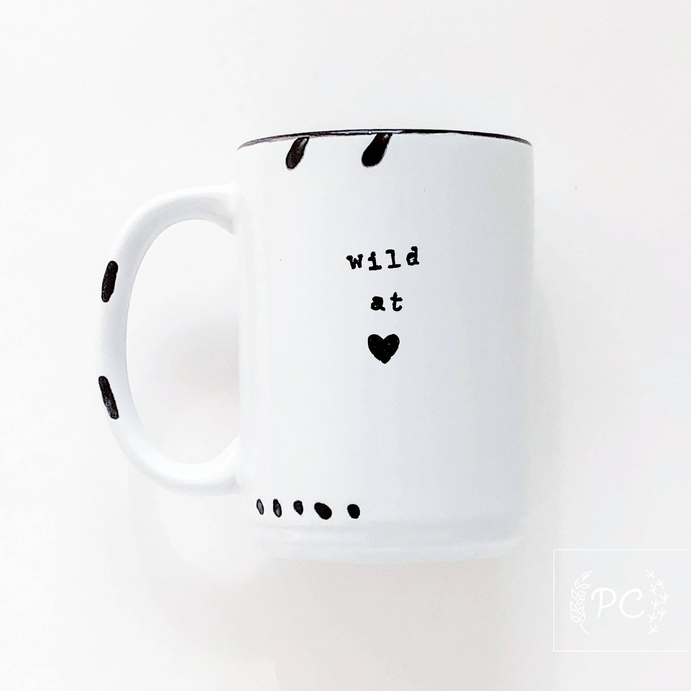 Prairie Chick Prints - Wholesale Coffee Mug - wild at heart | ceramic mug0