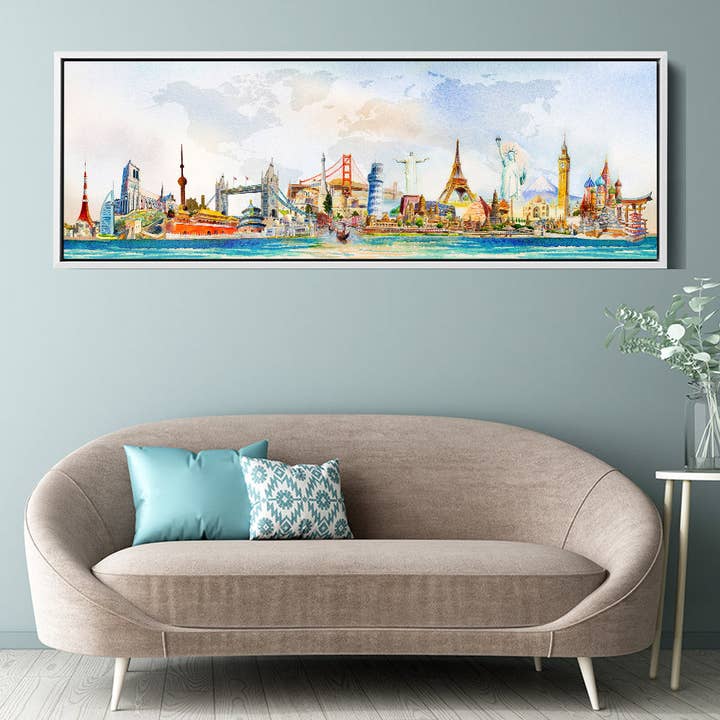 The World's Landmarks for wholesale by Meeko Print