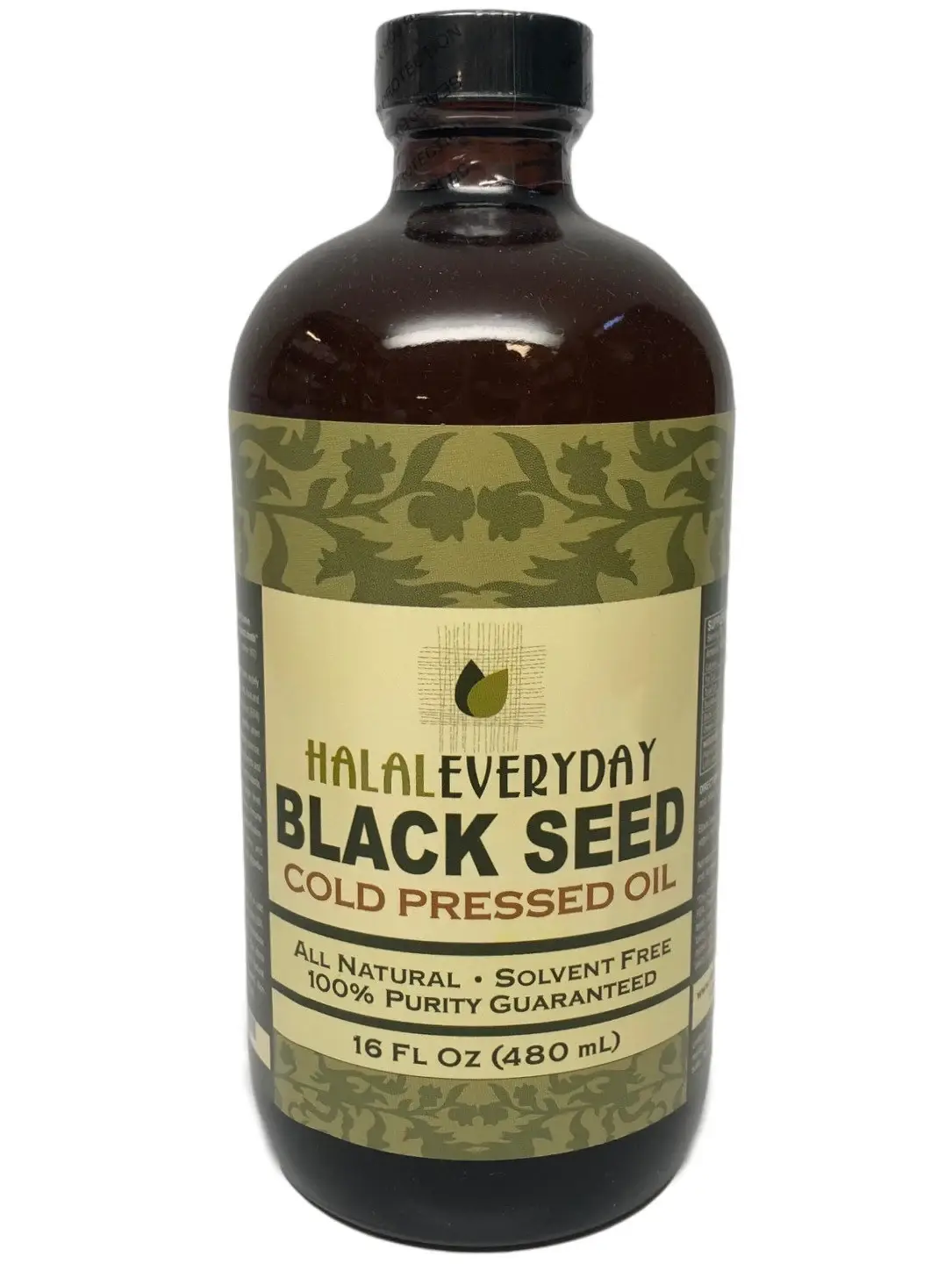 HalalEveryDay - Wholesale Oral Supplement/Vitamin - Pure Black Seed Oil - Unfiltered - 8oz Glass bottles2