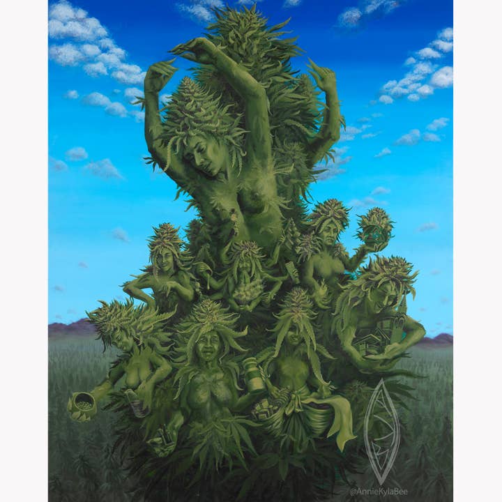 Tirage d'art « Mother Plant » pour la vente par Annie Kyla Bennett Art