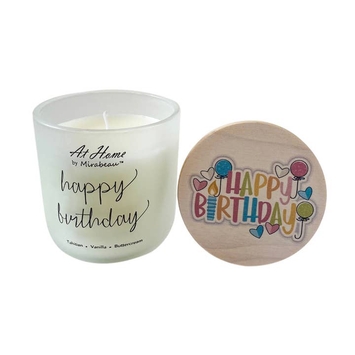 9.6oz Happy Birthday Candle for wholesale by Opportunities