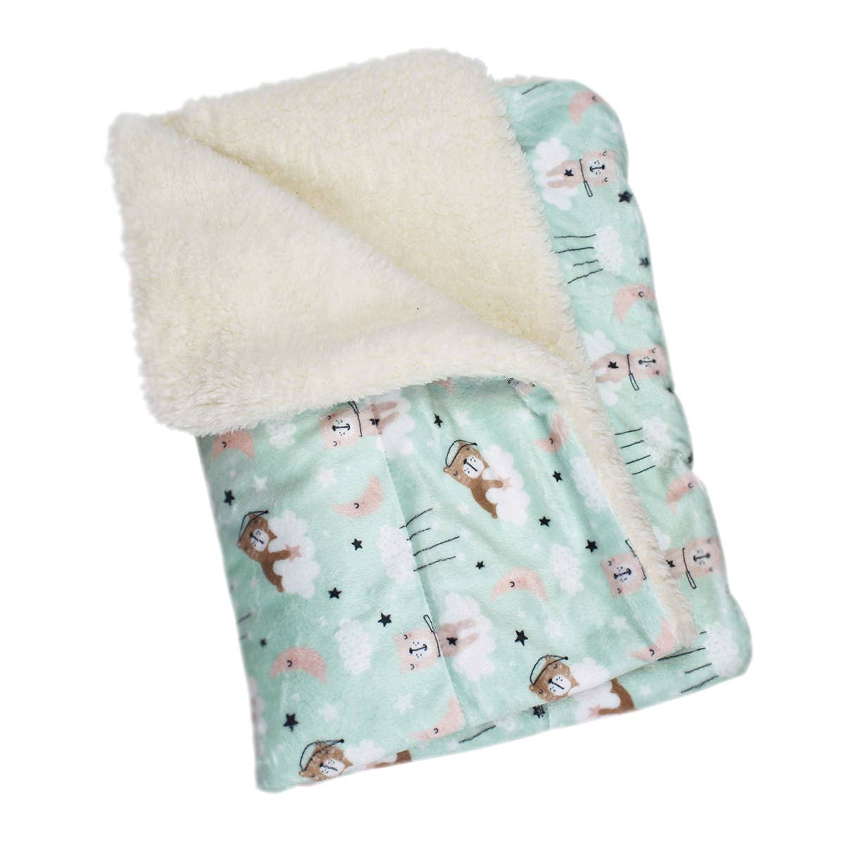 Klippo Pet - Wholesale Pet Blanket - Cat/Dog - Ultra Soft Minky/Plush Bedtime Bears Blanket2