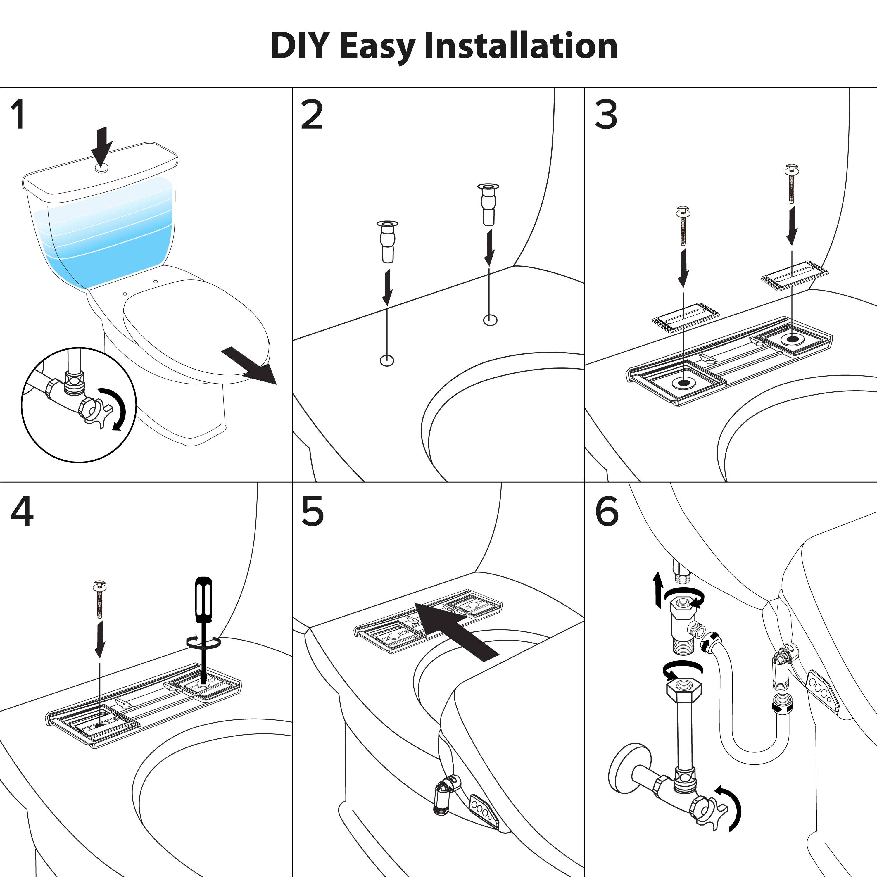 Kproduct4u - Wholesale Toilet Paper Holder - SmartBidet SB-1200 Advanced Electric Bidet Seat for Elongated Toilets with Remote Control (2 Types)5