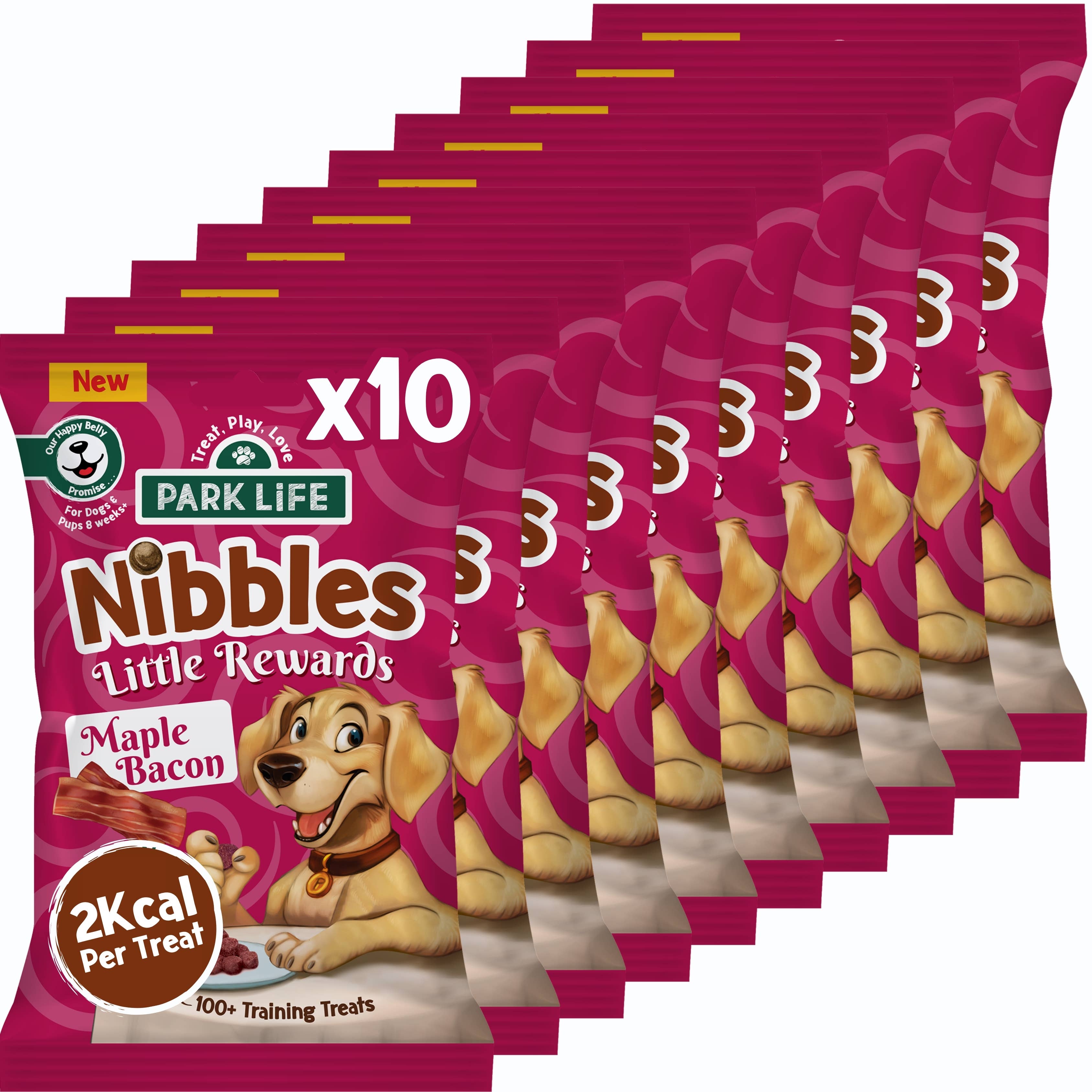 PARK LiFE - Wholesale Pet Treats - Dog - Nibbles Little Rewards Maple Bacon Flavour 80g2
