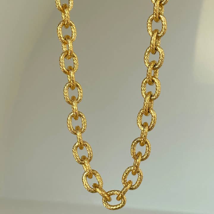 Bloo and Ro – wholesale Link & chain necklace – The “Layer Me” Threaded Rope Necklace