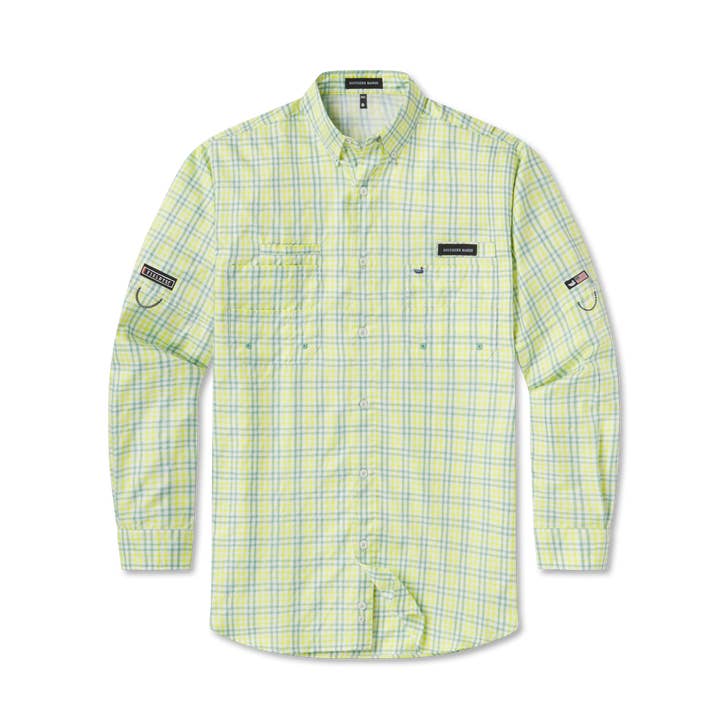 Harbor Cay visshirt - Drake Grid voor wholesale door Southern Marsh
