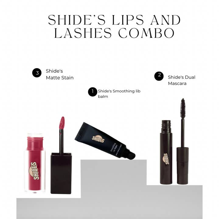 SHIDE’S Lips and Lashes Combo for wholesale by SHIDE’S