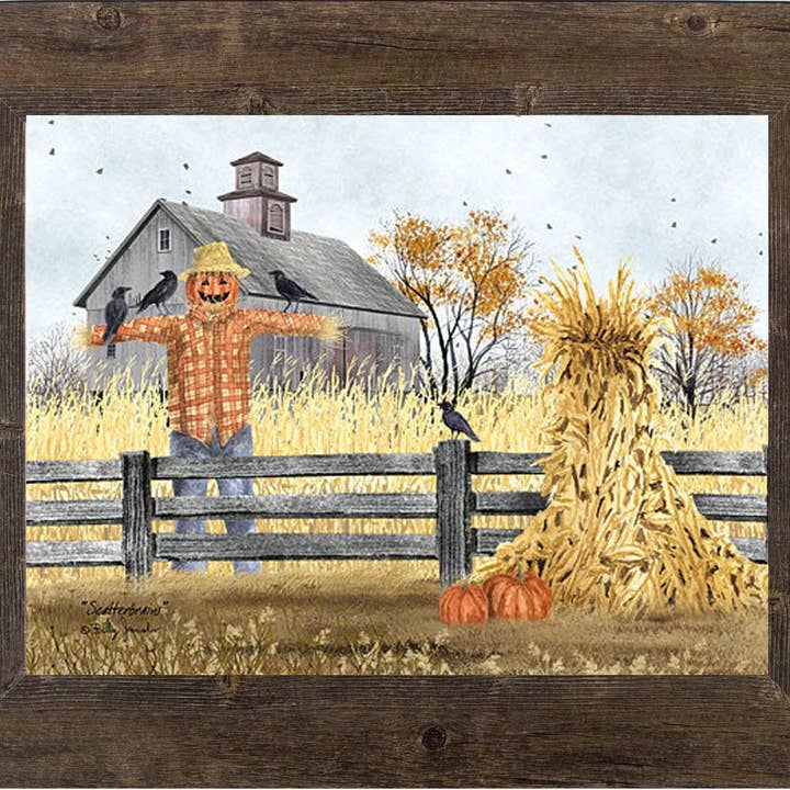 Scatterbrains By Artist Billy Jacobs Art Framed Print for wholesale by Summer Snow Art