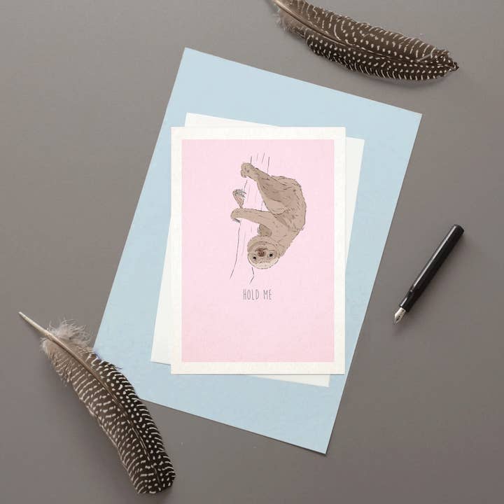 Hold Me - Valentines Day Card for wholesale by Hidden Planet