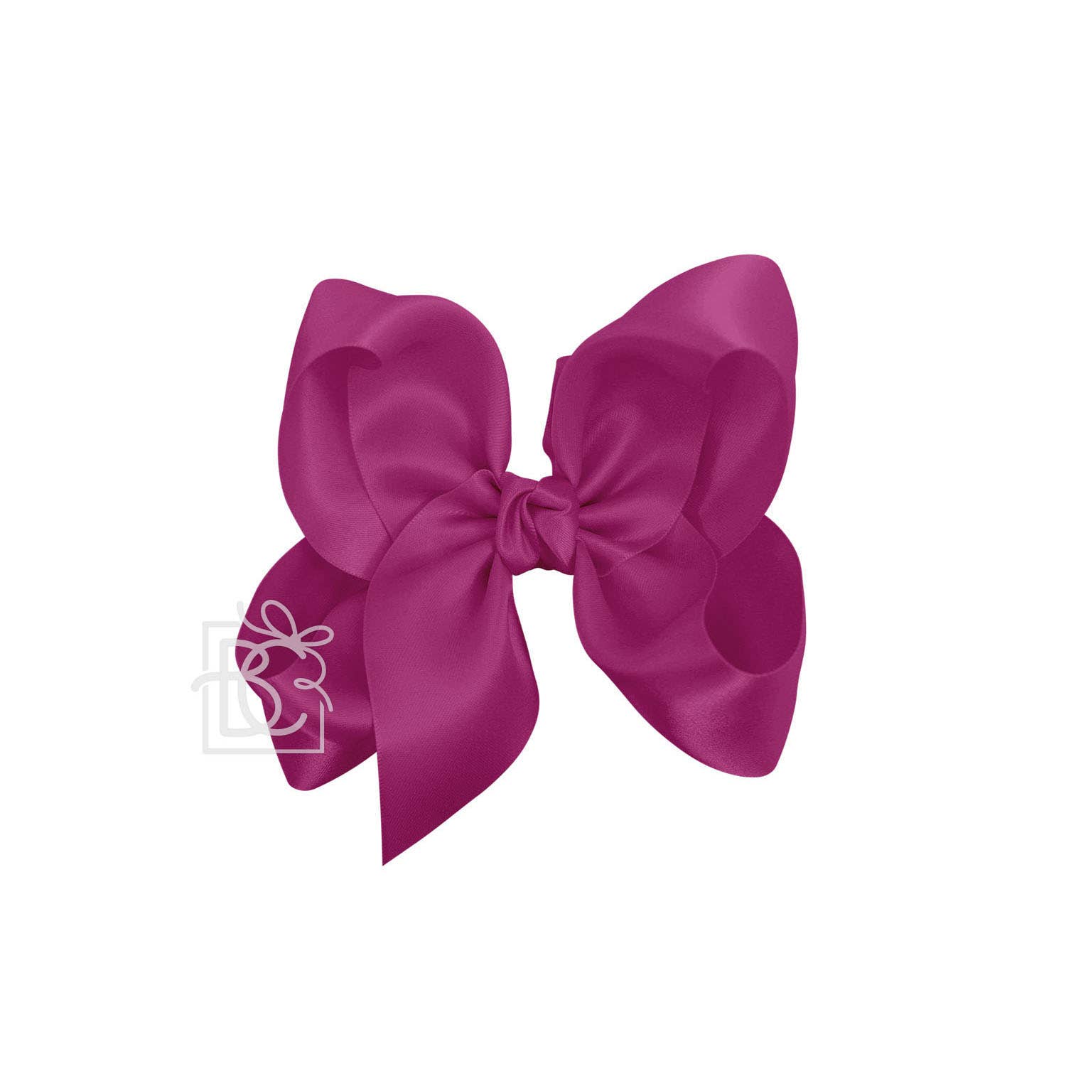 Beyond Creations, LLC - Wholesale Hair Bow - Kids - SATIN BOW ON CLIP162