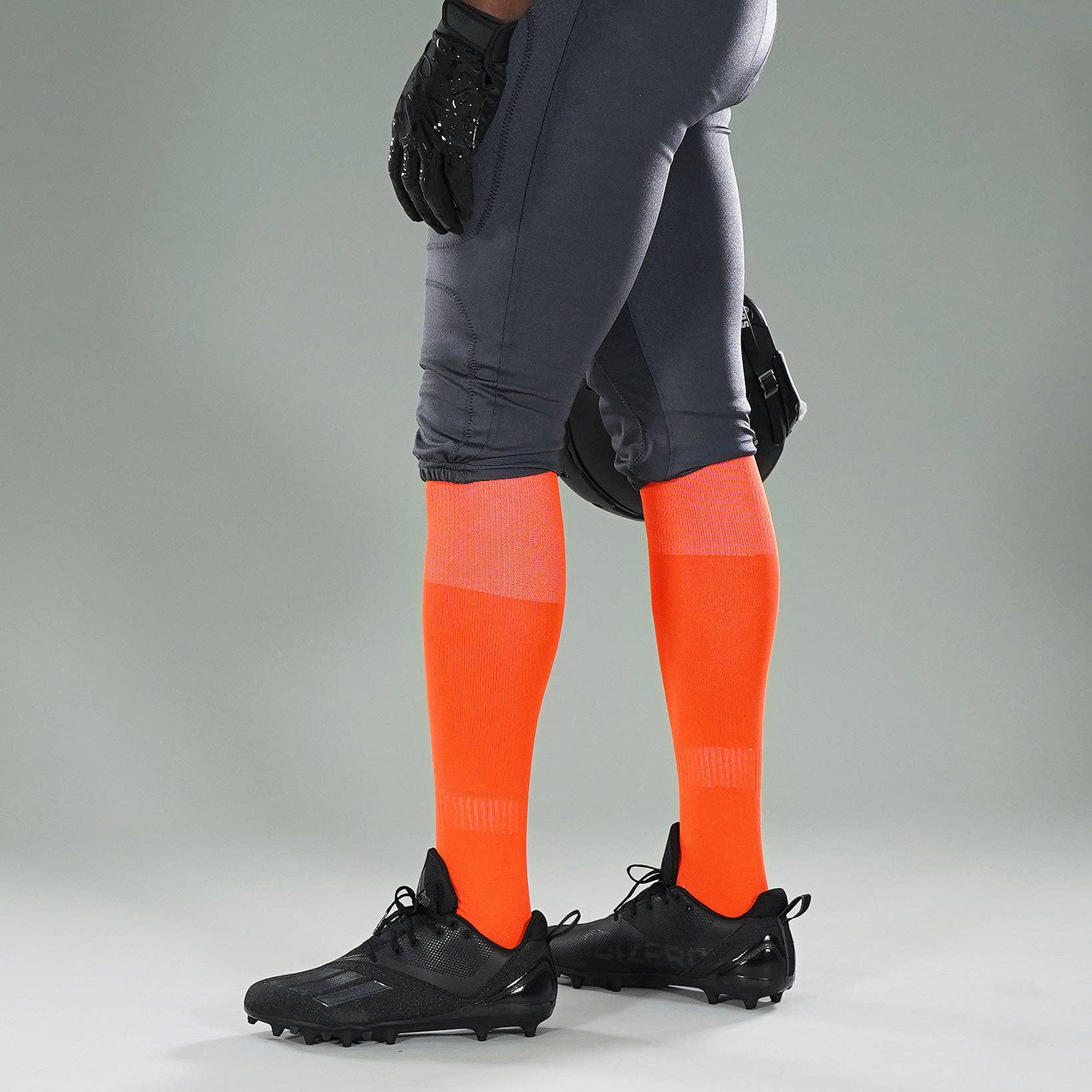 Hue Orange Football Knee-High Socks for wholesale on Faire1