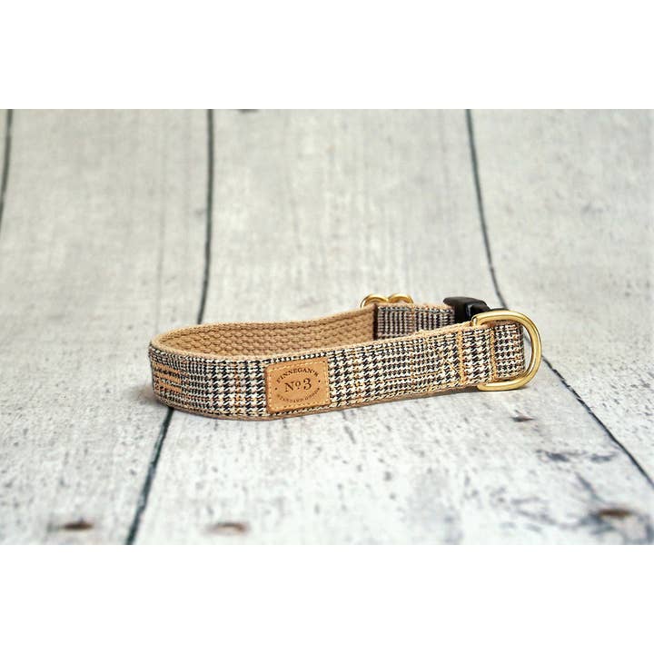 Finnegan’s Standard Goods - Wholesale Pet Collar - Dog - 1" HOUNDSTOOTH COLLAR