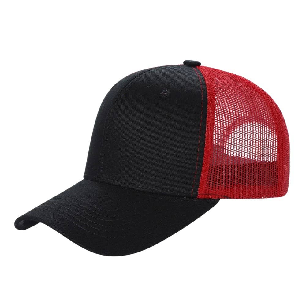 DOBBI – Großhandel Trucker-Cap – Unisex – Curve Trucker Mesh-Mütze mit 6 Paneelen6