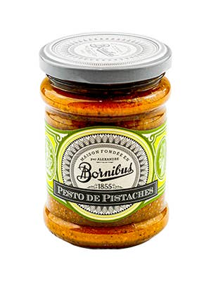 Pesto de Pistaches - DDM 21/05/28 pour la vente par Bornibus