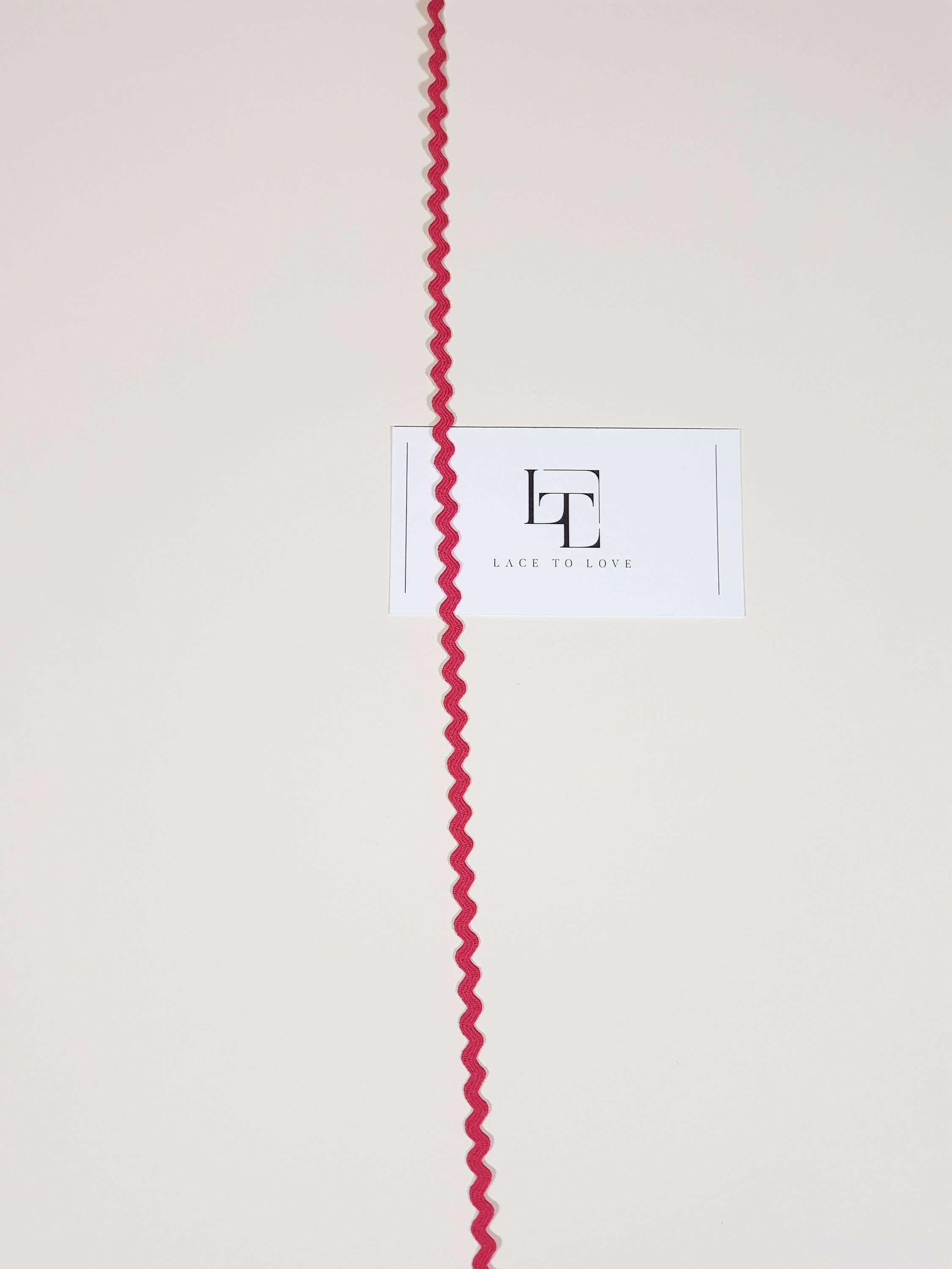 Lace To Love – wholesale Band – Rosa sicksackband, ribbat band ST10684