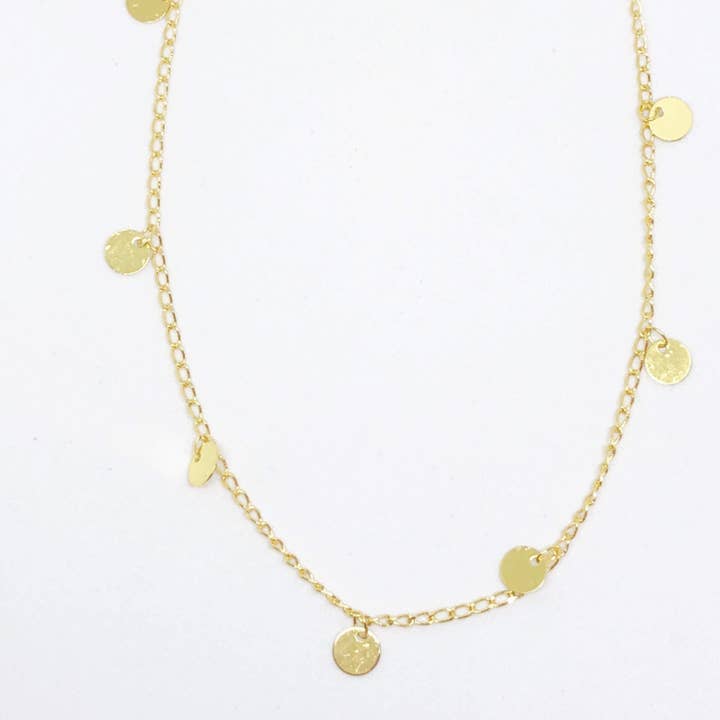 Coin Drop Choker for wholesale by Finds Design