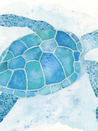 Sea Turtle Print for wholesale by Erin Hellmann Art