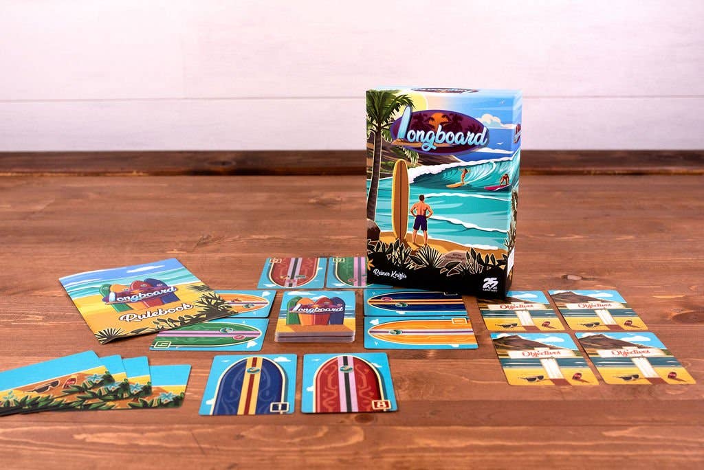 25th Century Games - Wholesale Board Game - Longboard Surfboard-Shaping Board Game3