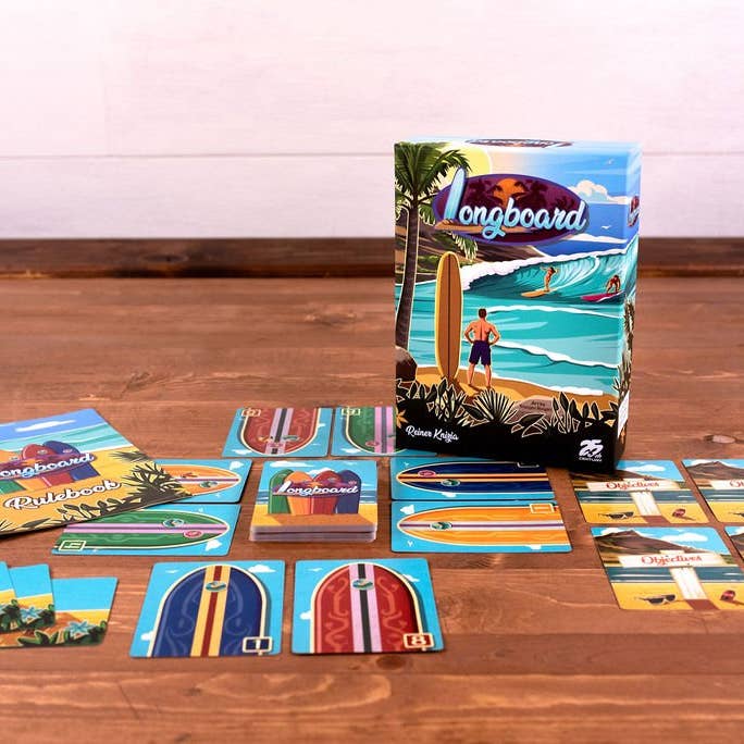 25th Century Games - Wholesale Board Game - Longboard Surfboard-Shaping Board Game3
