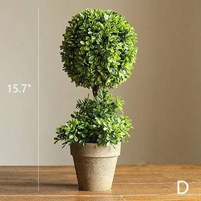 Rustic Reach - Wholesale Artificial Plant - Artificial Boxwood Topiary in Various Designs