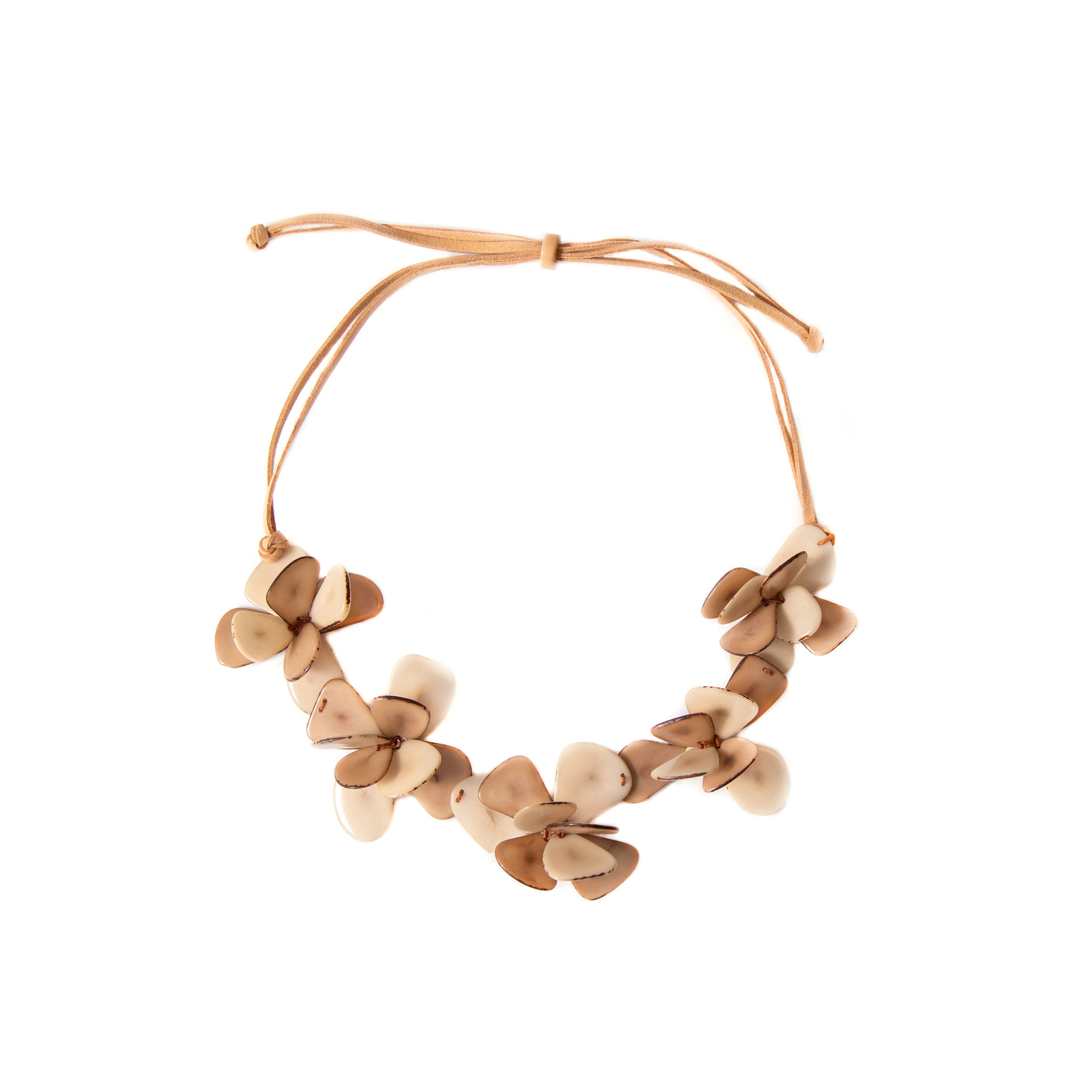 Organic Tagua Jewelry - Vente Colliers plastrons - Collier Florence17