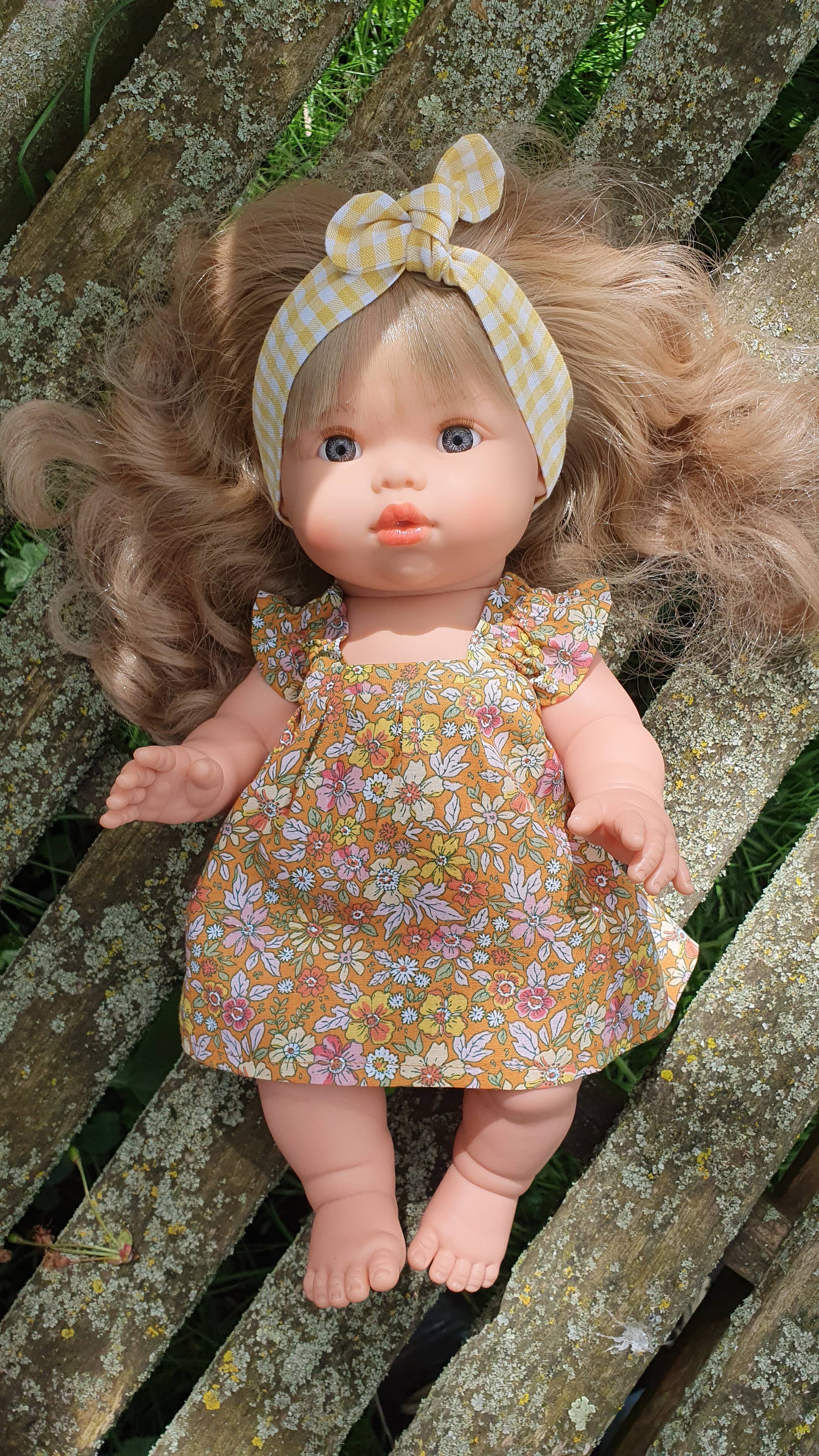 Maman Poule et Papa Coq - Wholesale Doll Clothing - Kids - FROUFROU STRAPPY DRESS3