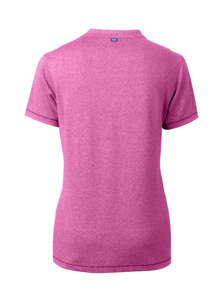 Cutter & Buck - Wholesale Polo - Women's - Cutter & Buck Forge Heathered Stretch Womens Blade Top1