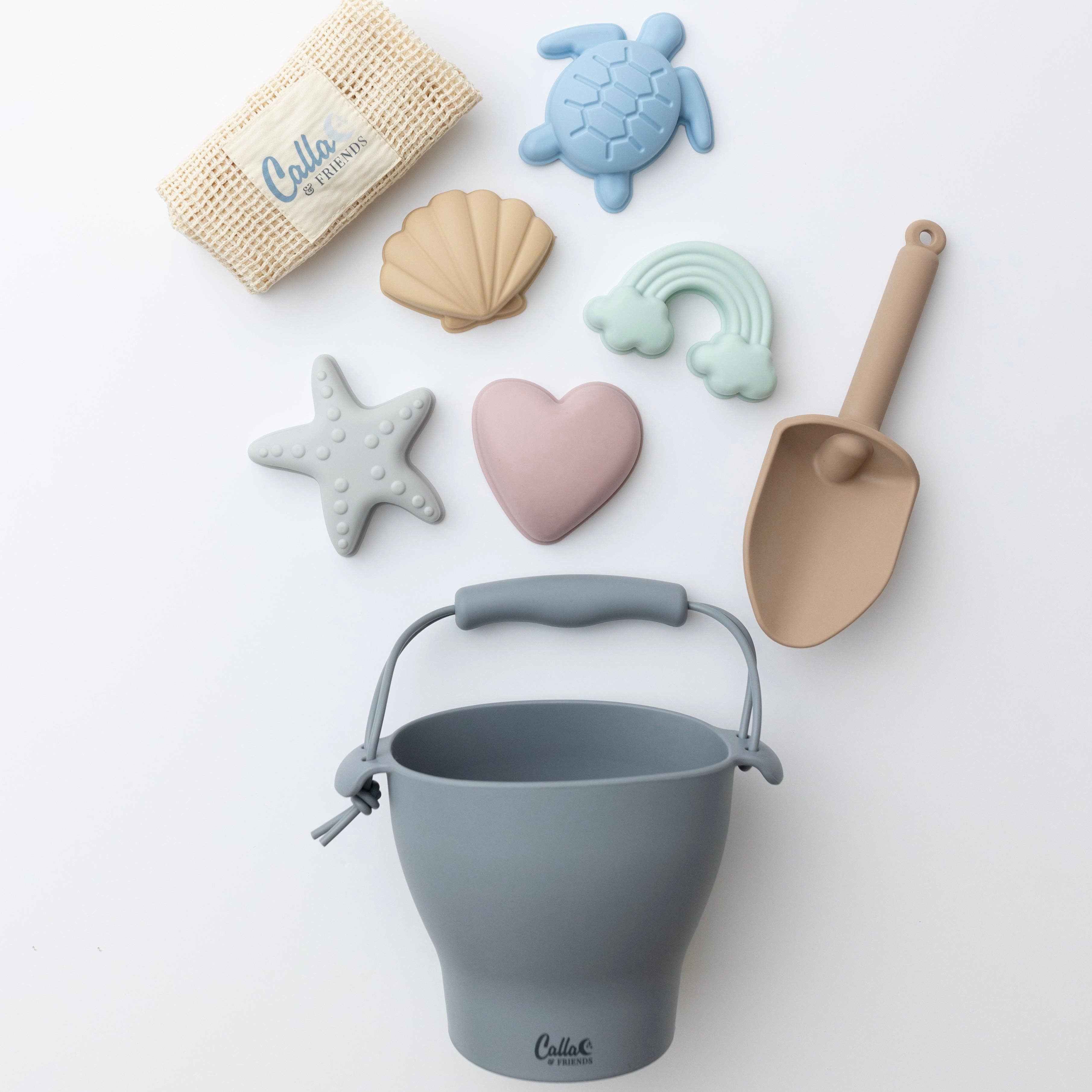 Calla & Friends - Wholesale Beach/Pool Toy - Kids & Baby - Hudson Silicone Beach Toy Set11