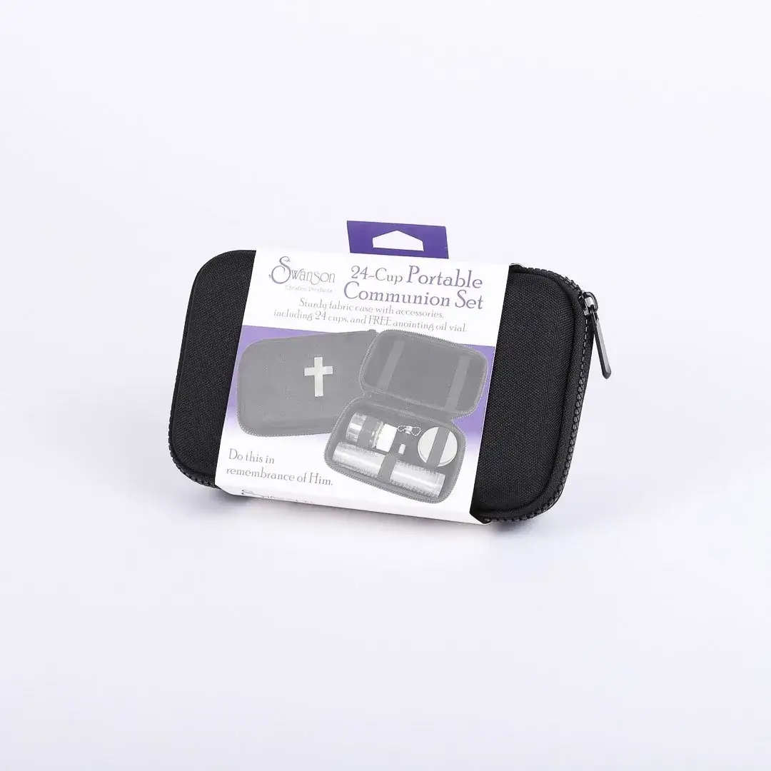 Swanson Christian Products - Wholesale Religious Card - Communion Portable 24 Cup Set5
