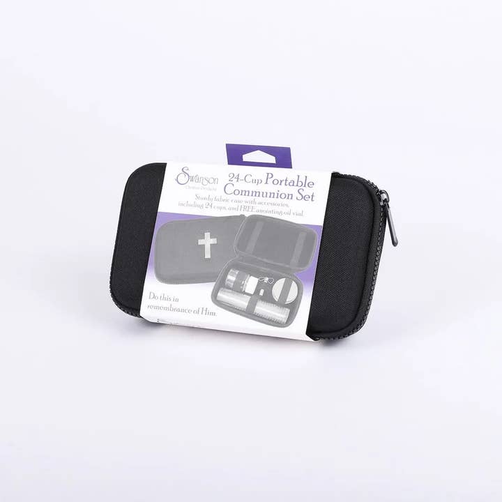 Swanson Christian Products - Wholesale Religious Card - Communion Portable 24 Cup Set5