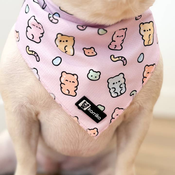 Korriko Pet Supply – wholesale Pet bandana – Dog – Cooling Dog Bandana - Gummy Bear5