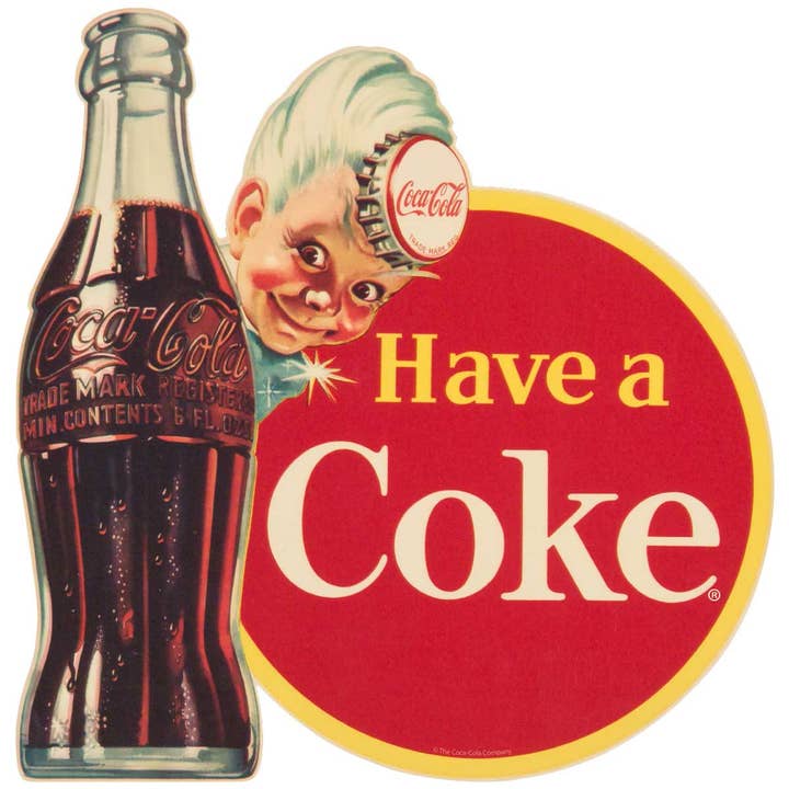 Coca-Cola Sprite Boy Have a Coke Wall Decal for wholesale by RetroPlanet