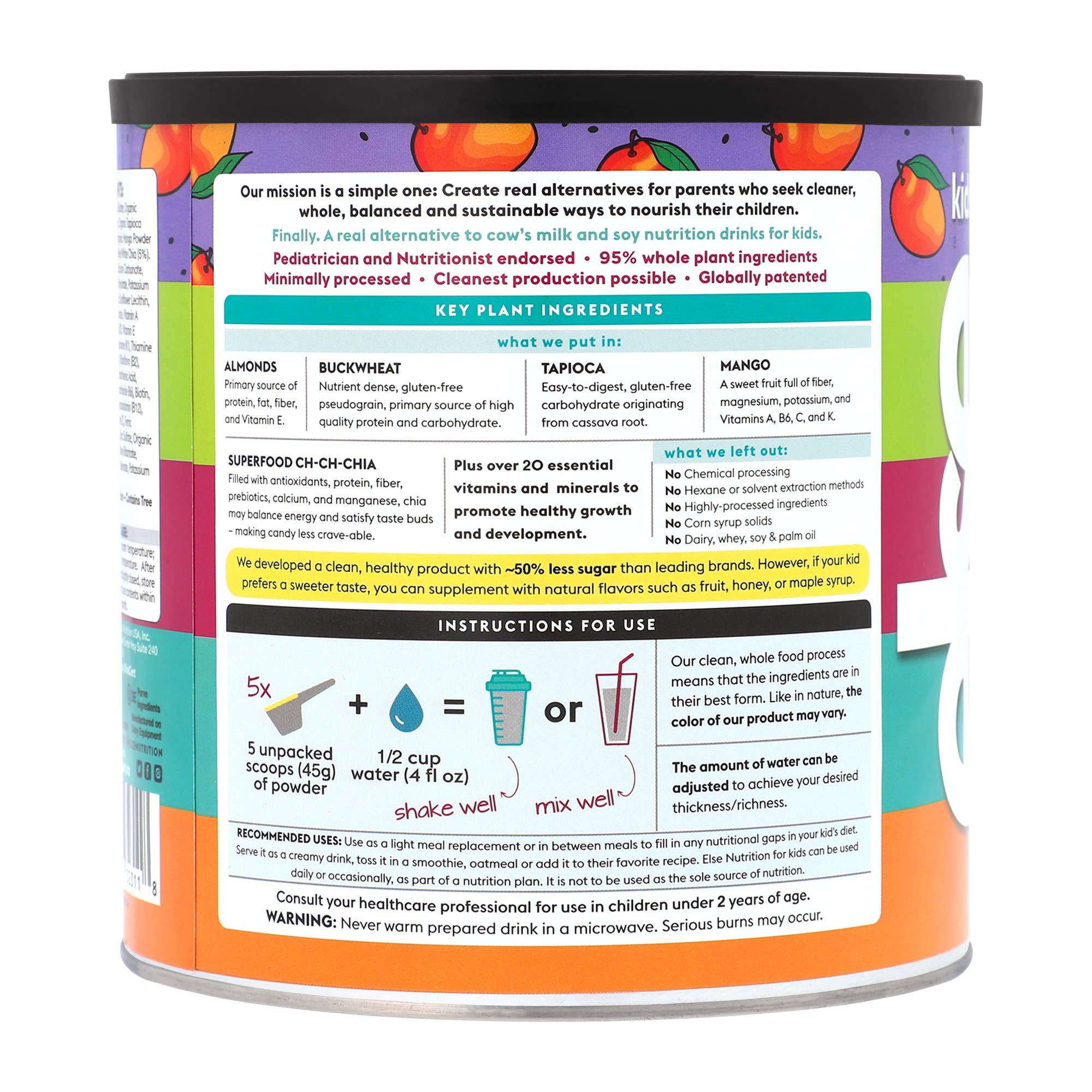 Else Nutrition GH LTD – wholesale Powdered health drink – New! Plant-Powered Kid's Shake Mix1