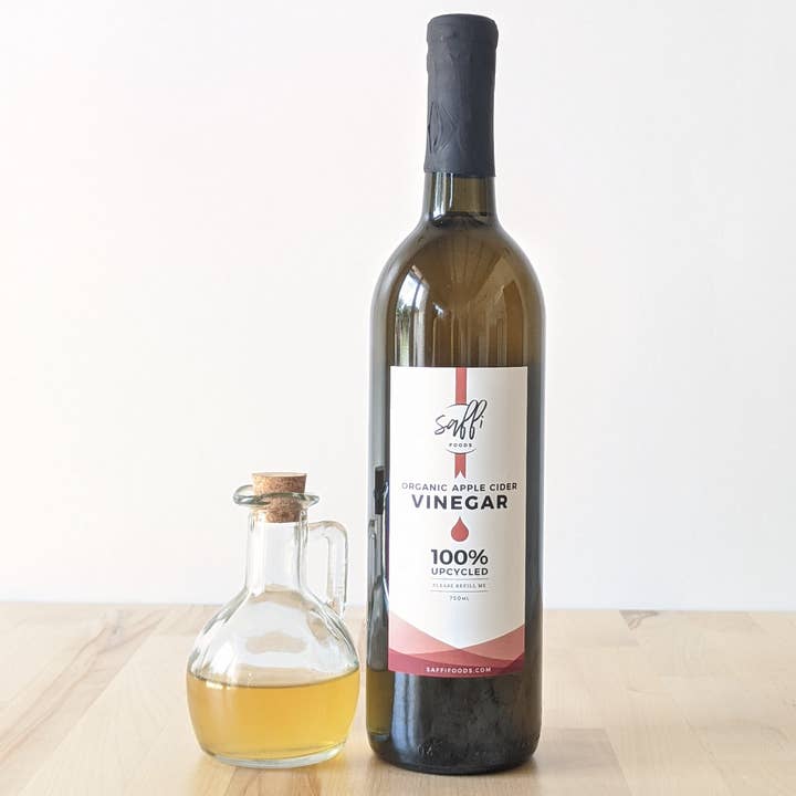 ZERO WASTE 750ml Organic Apple Cider Vinegar for wholesale by Saffi Saana