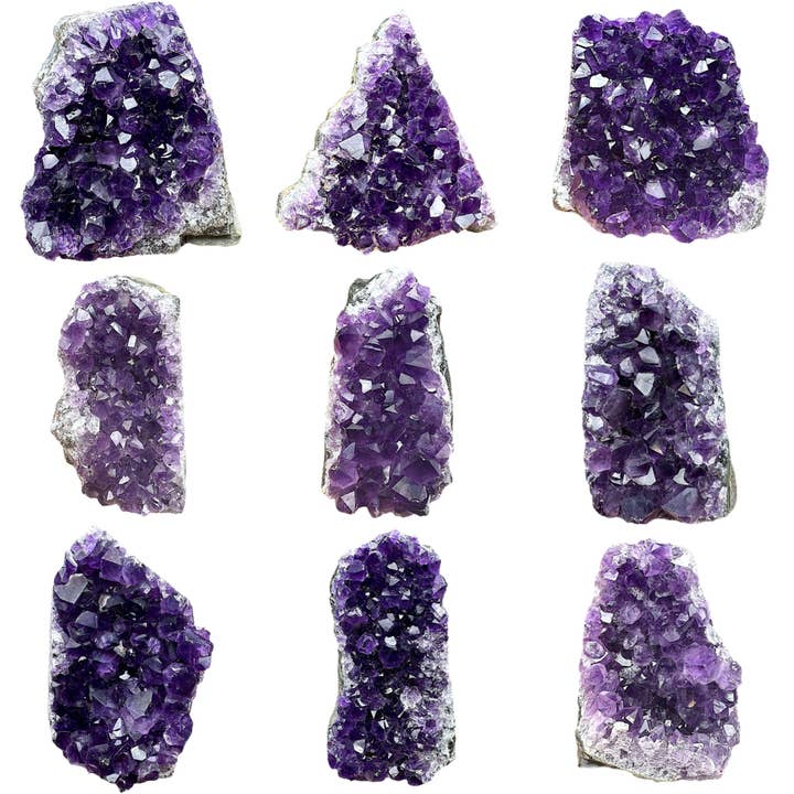 Geode Raw Amethyst 210-240g Uruguay AAA for wholesale by Foliesbijoux