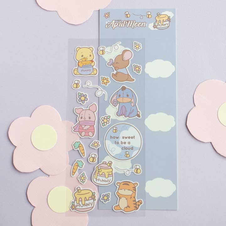 100 Acre Woods Sticker Sheet for wholesale by LoveAprilMoon