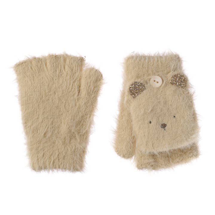Gants Peluche Ours en Peluche 3-6 Ans pour la vente par Rockahula Kids