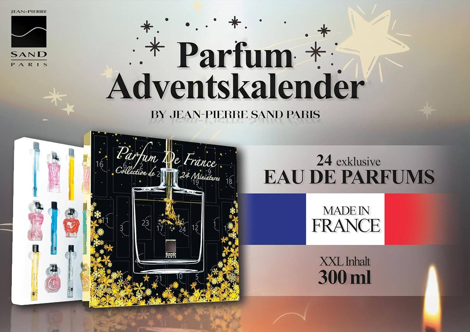 Sandparfums UG - Wholesale Advent Calendar - PERFUME ADVENT CALENDAR Model 2023 Luxury Edition XXL Content: 300 ml by Jean-Pierre Sand1
