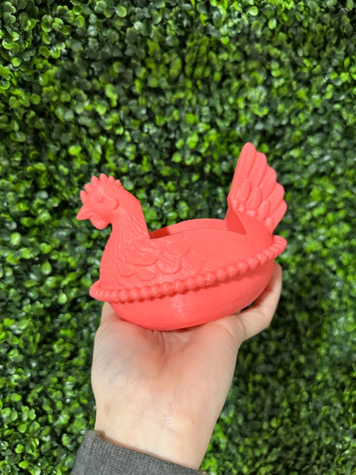 Hen On Nest Soap Holder - Pink for wholesale by SMR Wholesale