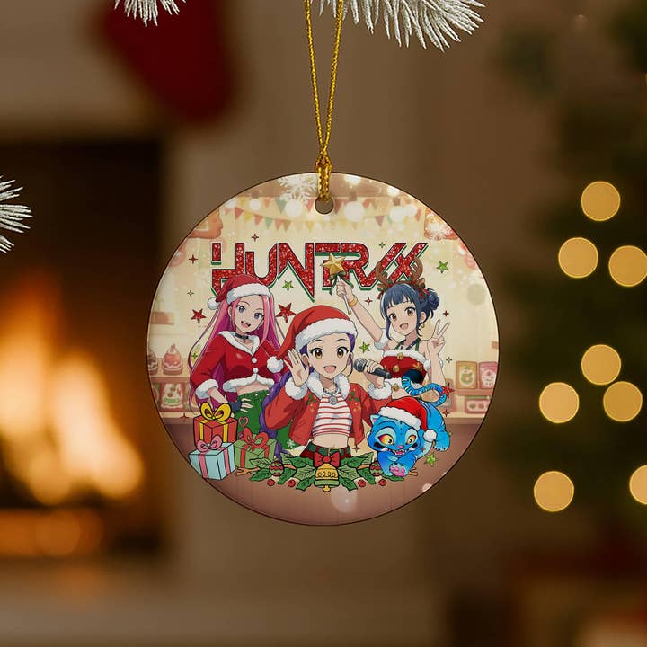 Kpop Movie Huntrix Ceramic Ornament , Christmas Tree Decor for wholesale by Embrova