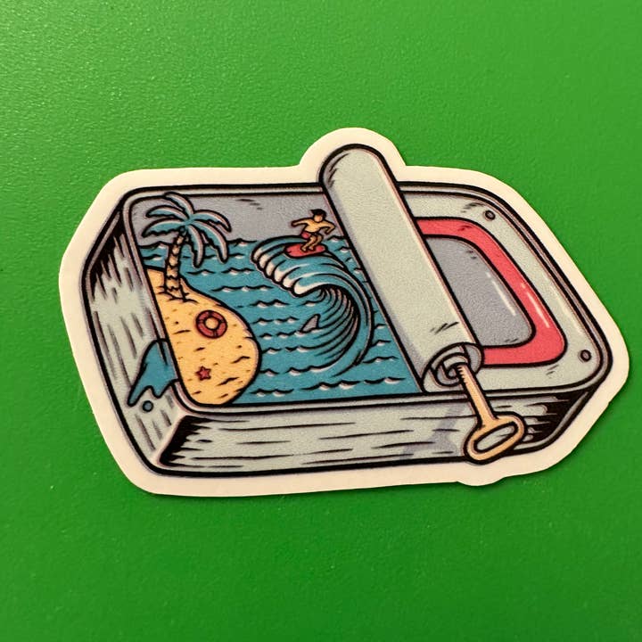 Surfs Up vinyl sticker for wholesale by Forever Yours, Me