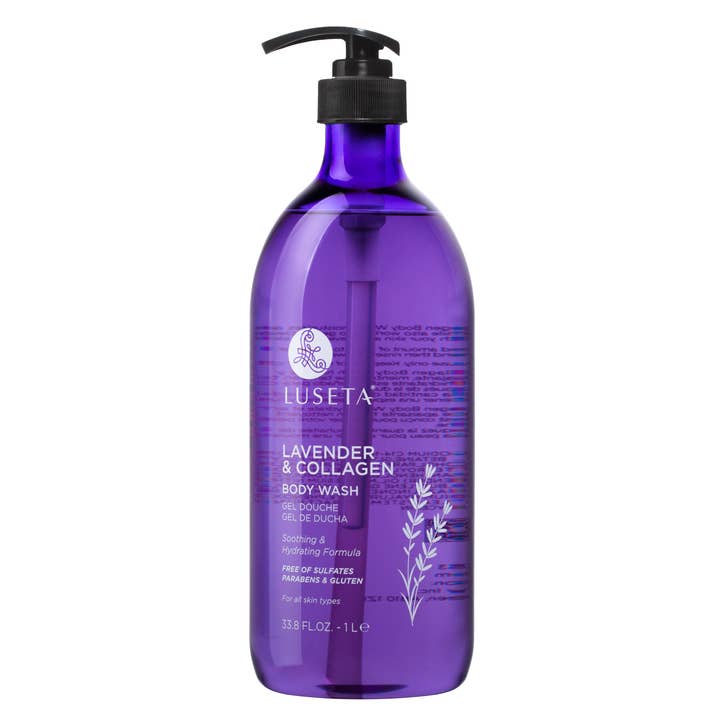 Lavender & Collagen Body Wash - 33.8oz for wholesale by Luseta Beauty
