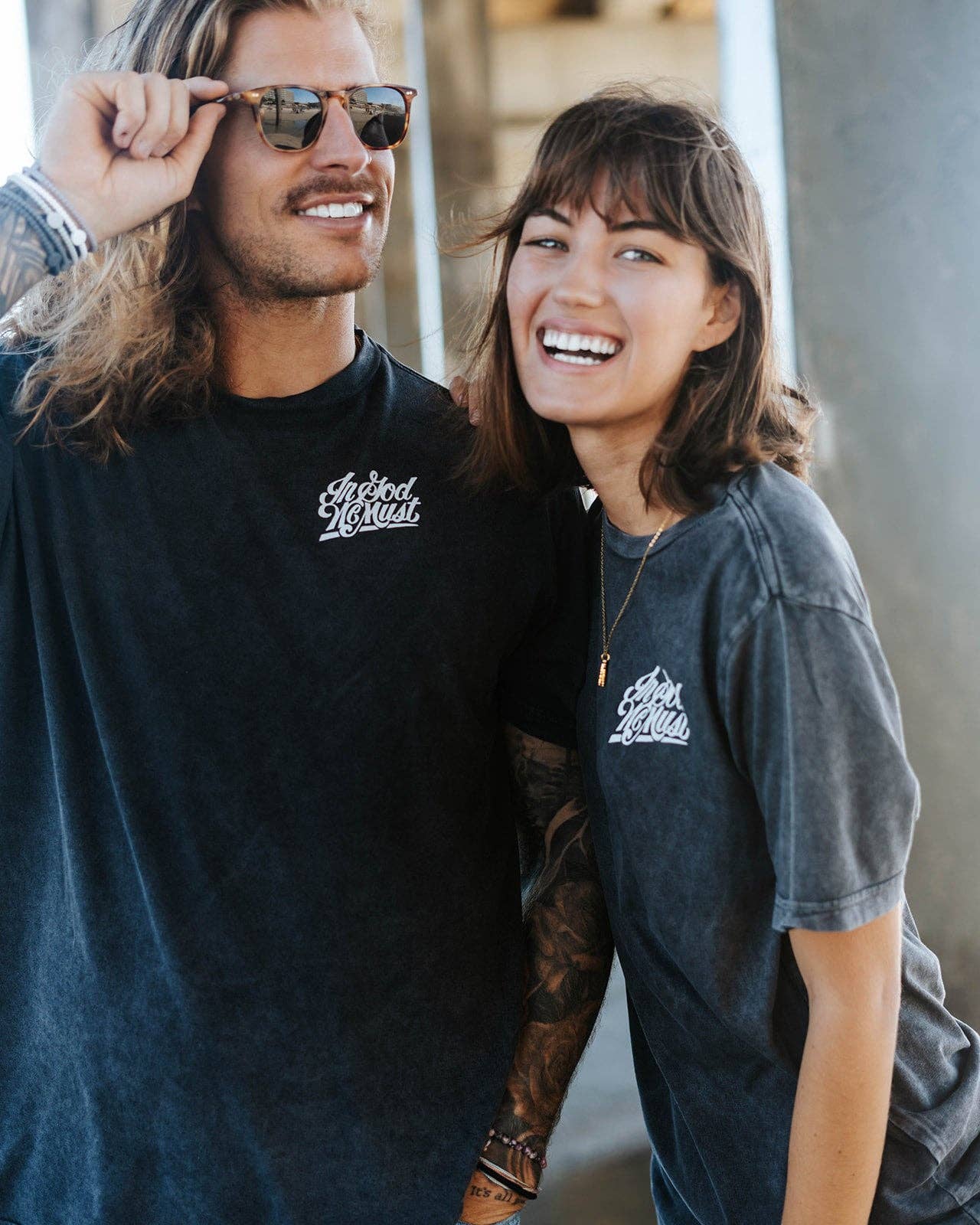 In God We Must - Wholesale Screen Printed T-Shirt - Unisex - 'Jesus Saves' Premium Tee2