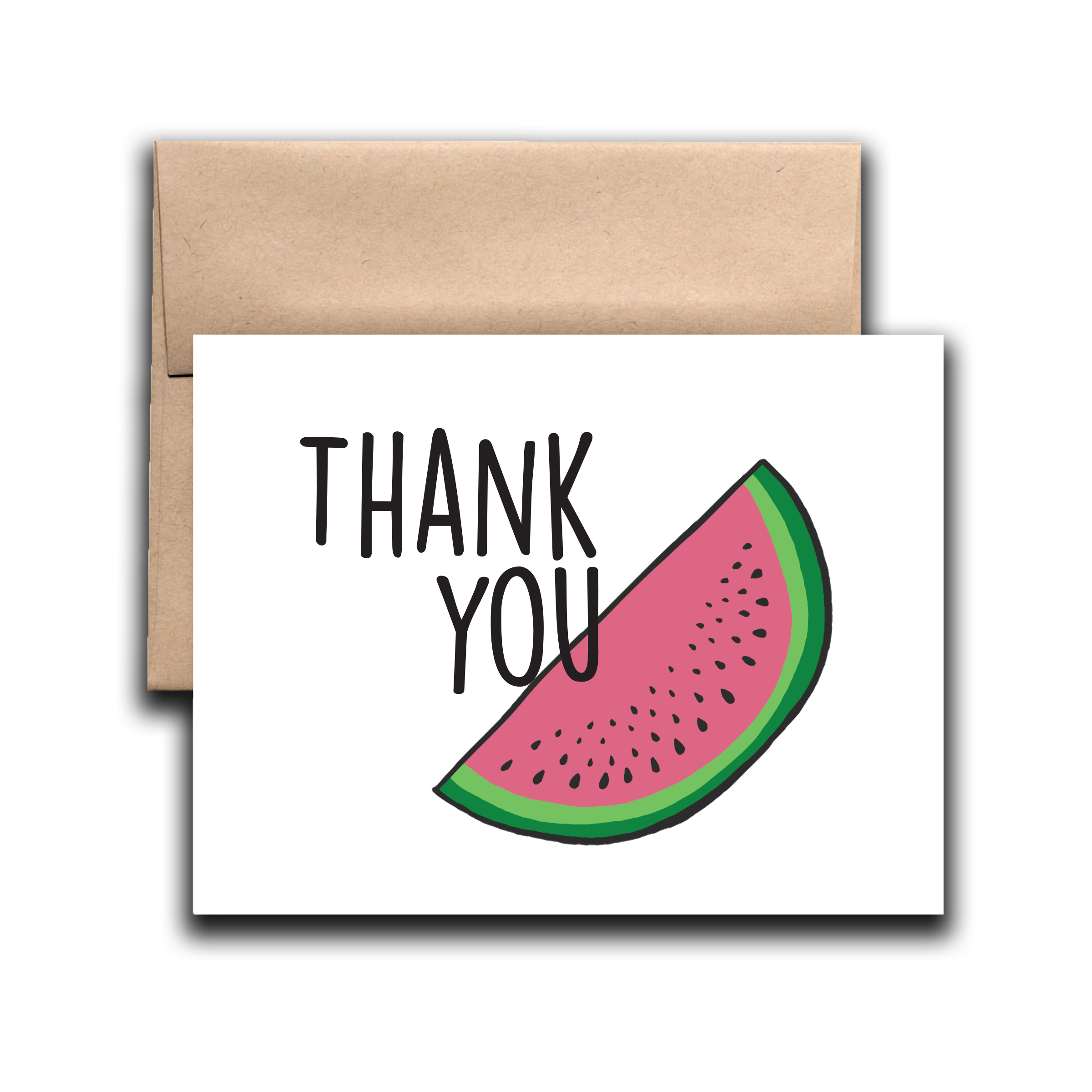 REMOVED BRAND - Wholesale Thank You Card - Watermelon Thank You Greeting Card0