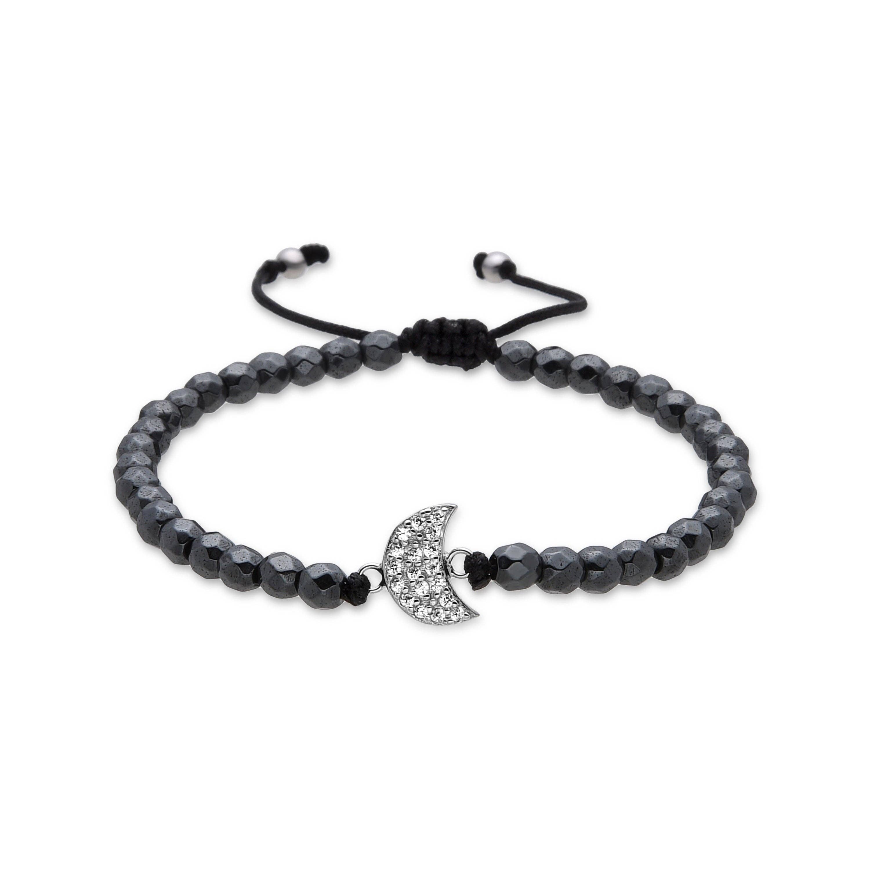 Luxenter - Wholesale Charm/Dangle Bracelet - Pulsera de Plata de Ley 925 y Circonita Brillante acabada en rodio - Duver