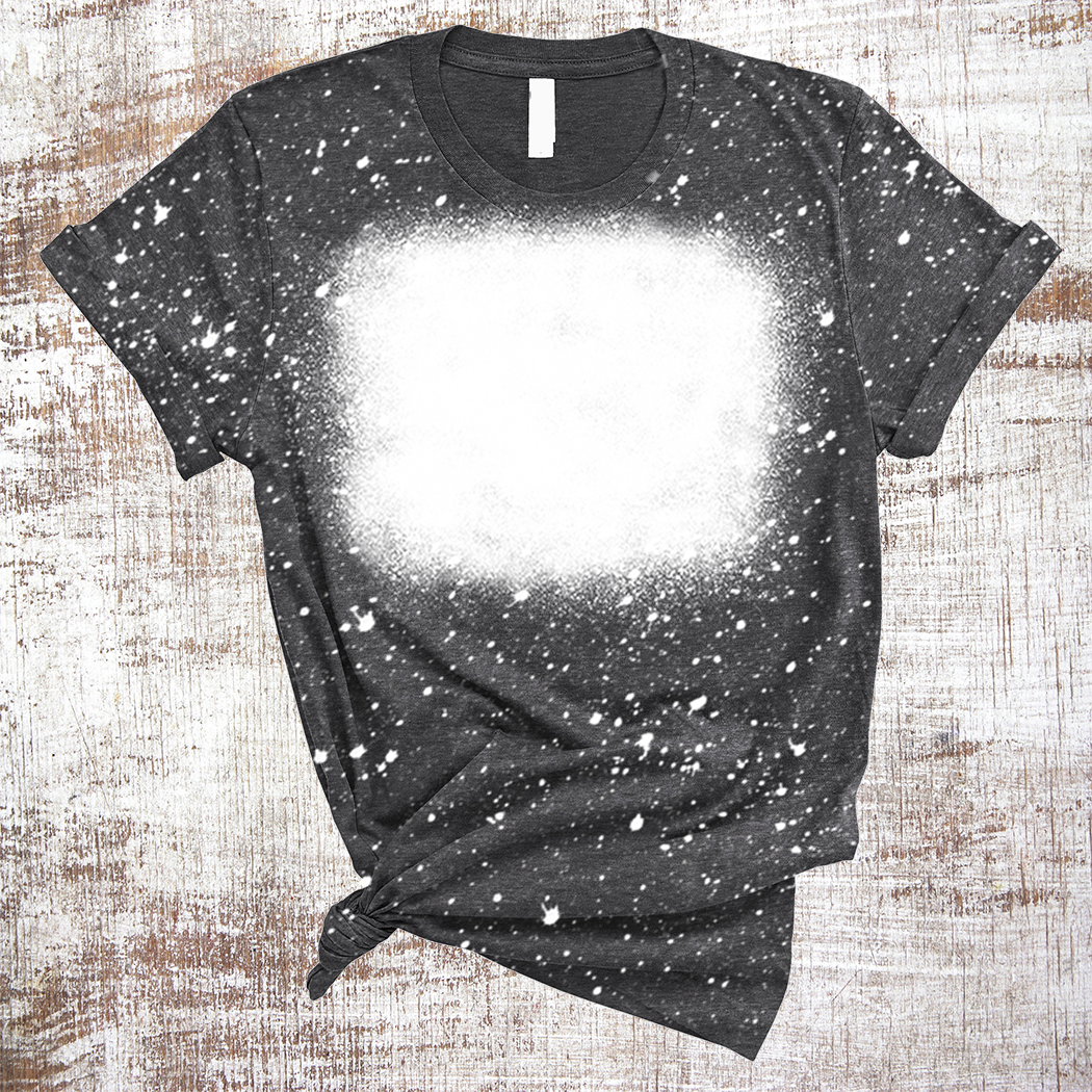 Sweet Tees - Wholesale Blanco T-shirt voor sublimatiedruk - Dames - Sublimatie blanco T-shirts gebleekt vierkant ontwerp3