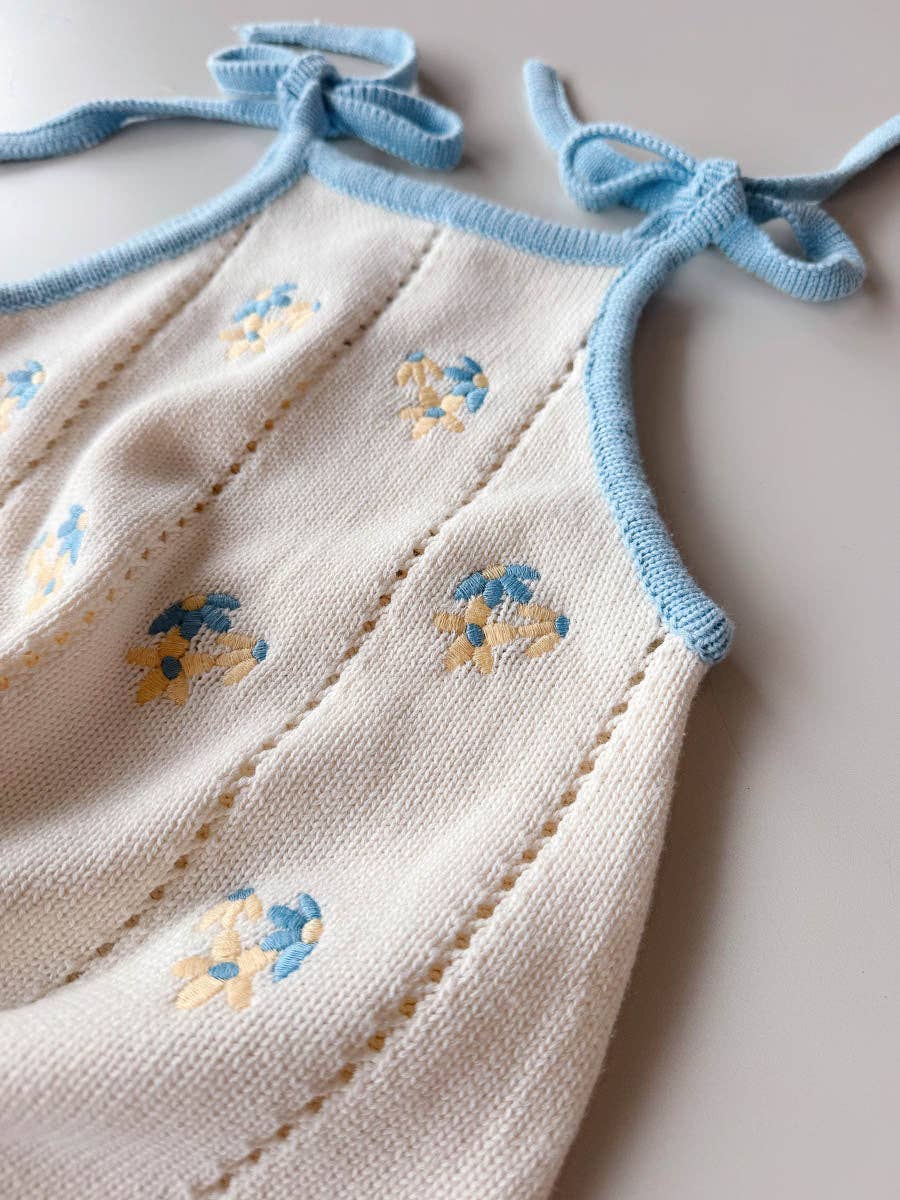 FRECKLES the label - Wholesale Dress - Kids - PRE-ORDER Bloom Pointelle Tie Dress | Pansy3