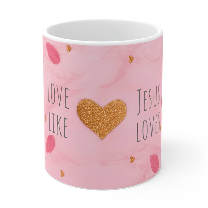 Love Like Jesus keramische mok 11oz voor wholesale door iPhrase