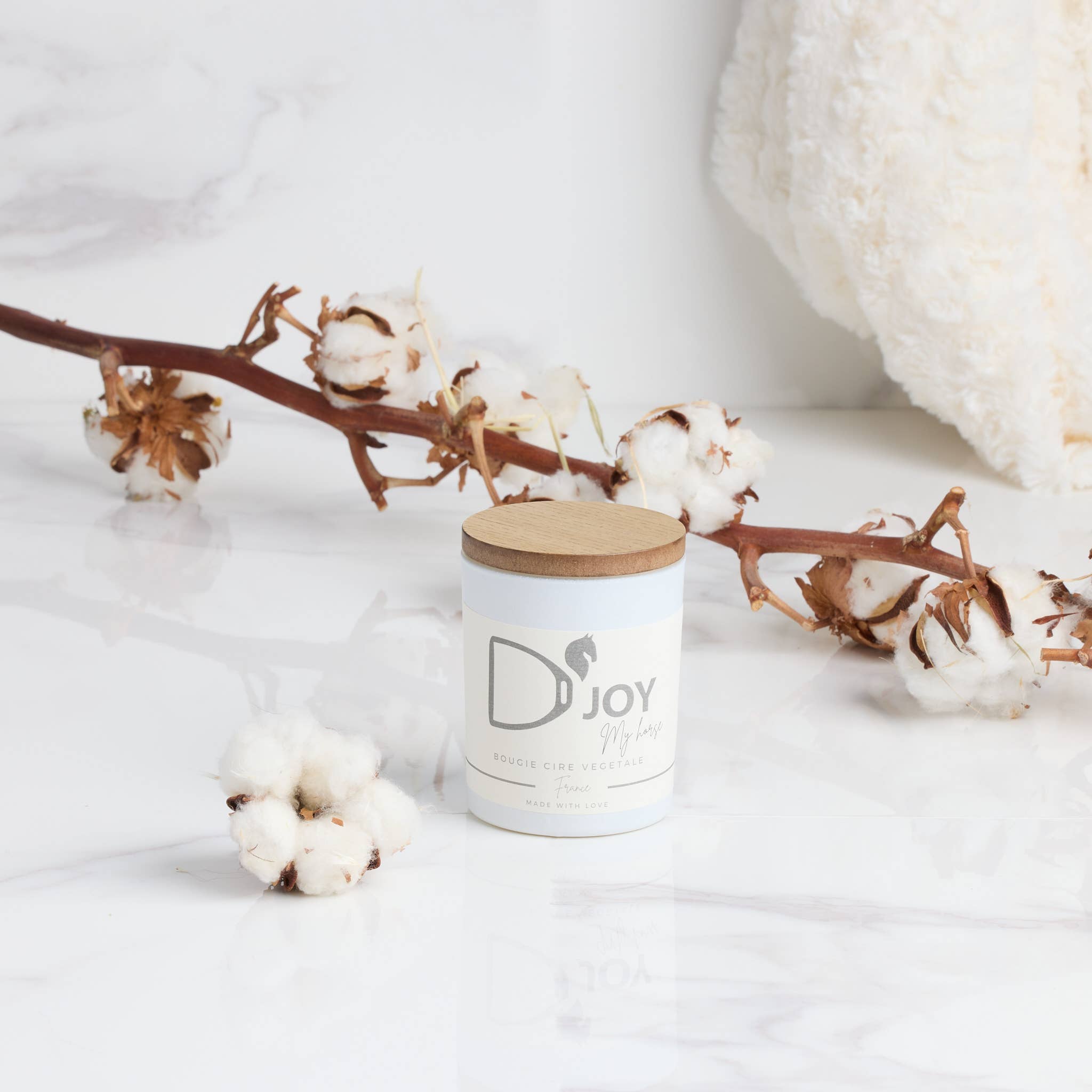 D'JOY by Cheval&Senteurs - Wholesale Jar/Filled Candle - Classic candle "D'Joy My Horse"