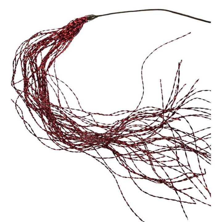 Colgante de 39" con Raya Metálica Roja 82315-RD para venta al por mayor de Trendy tree